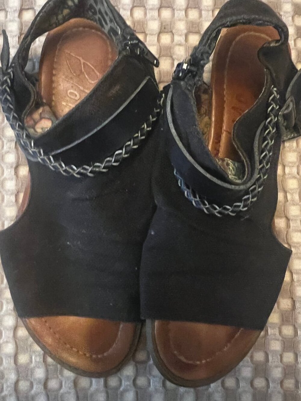 Black Blowfish Malibu Sandals, Size 8.5